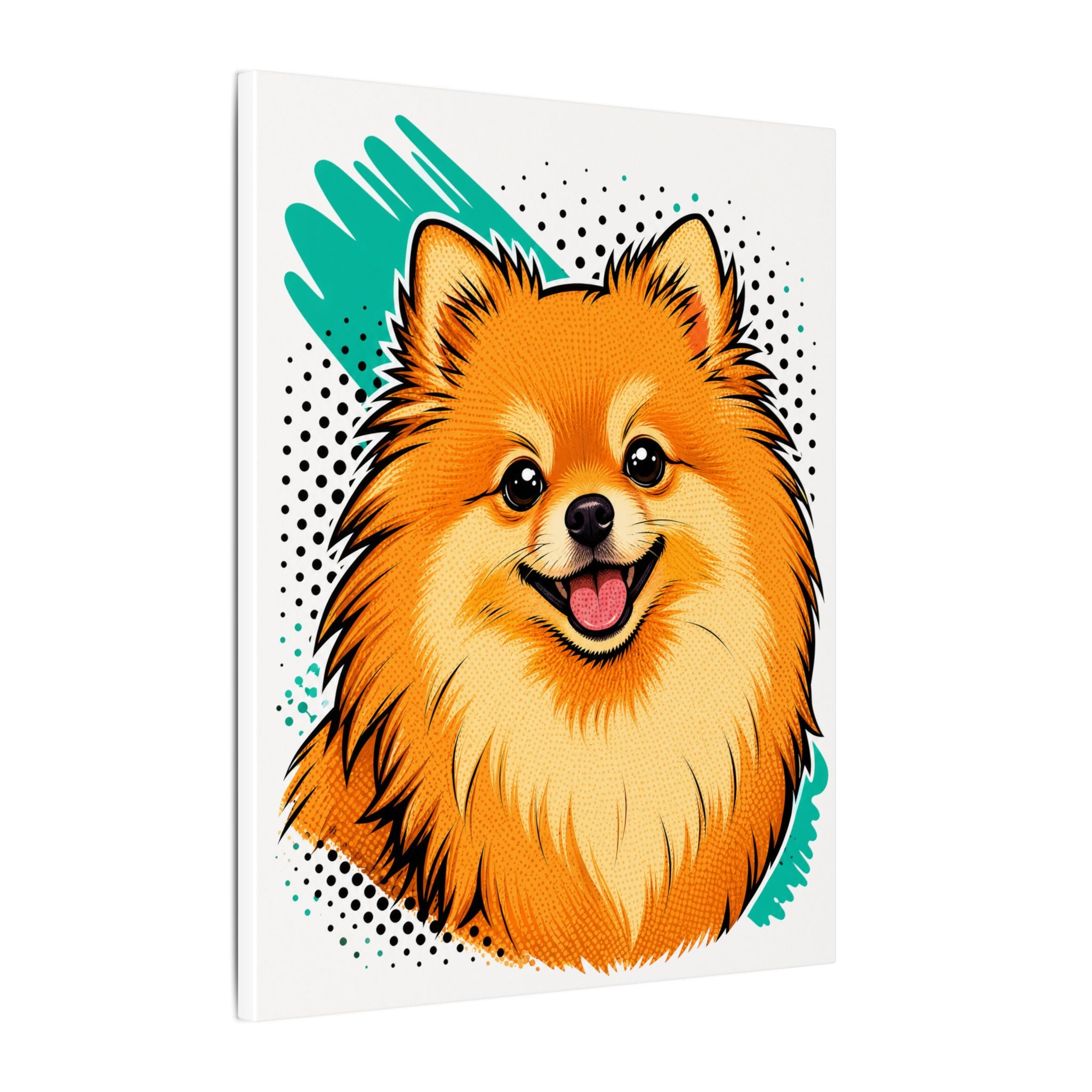 Pom Pom Pop — Pop-Art Pomeranian Canvas