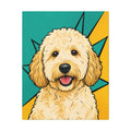 Doodle Dream — Pop-Art Goldendoodle Canvas