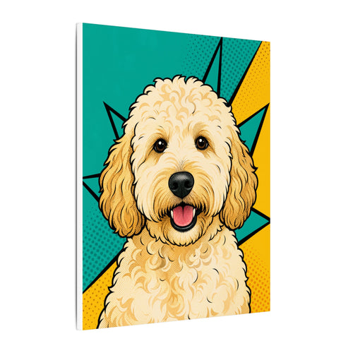Doodle Dream — Pop-Art Goldendoodle Canvas