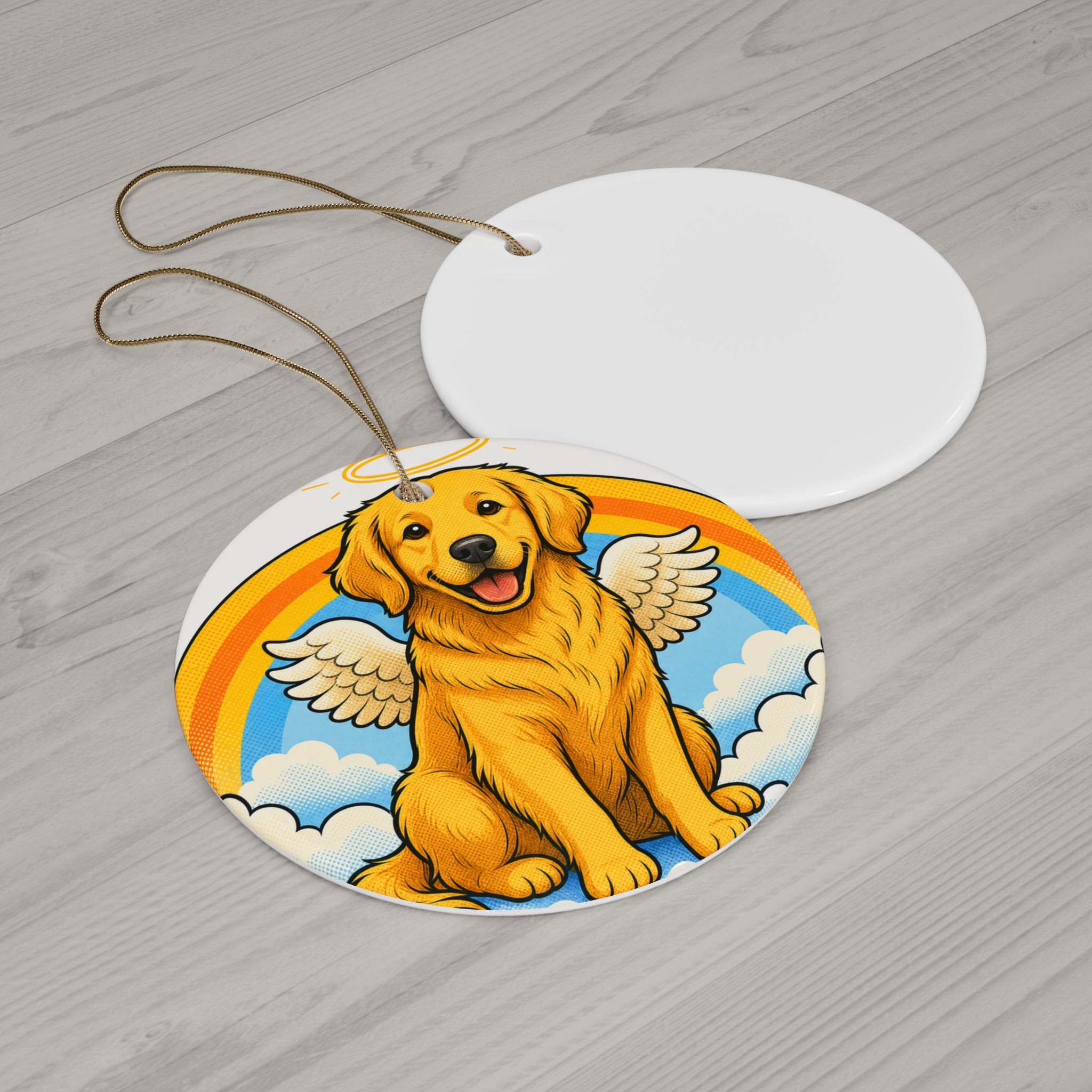 Forever Pup — Pop-Art Pet Memorial Ornament