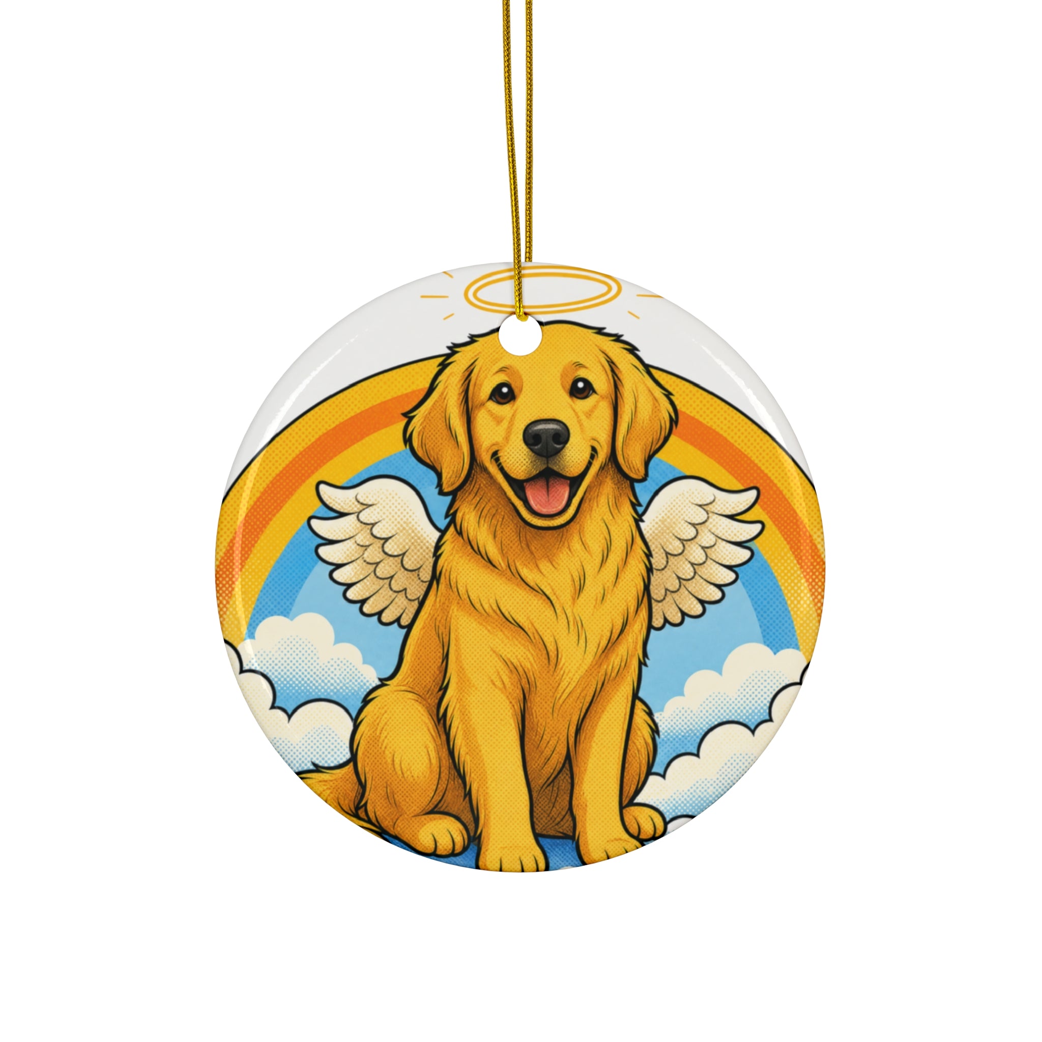 Forever Pup — Pop-Art Pet Memorial Ornament