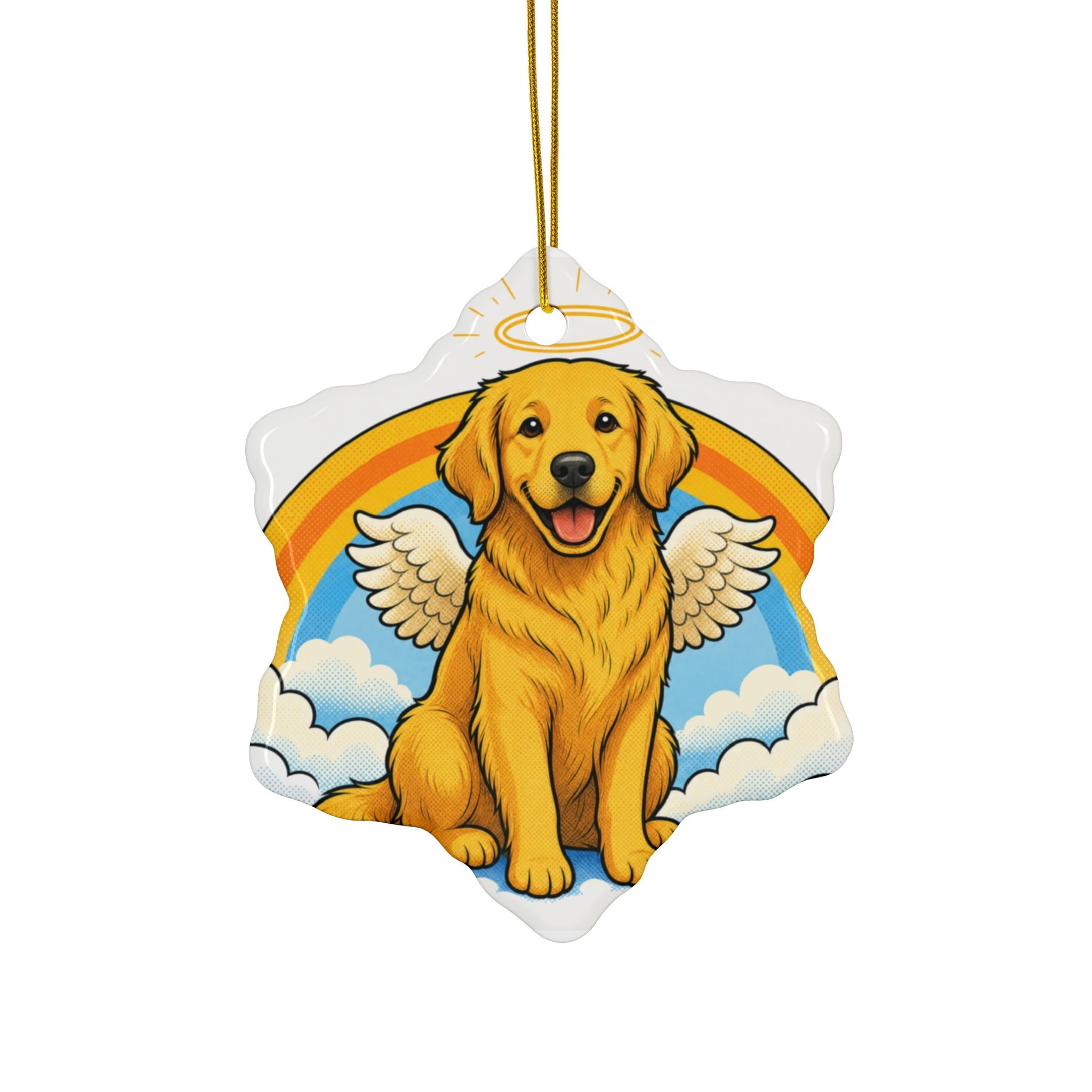 Forever Pup — Pop-Art Pet Memorial Ornament