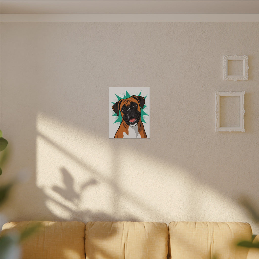 Boxer Buddy — Pop-Art Boxer Canvas