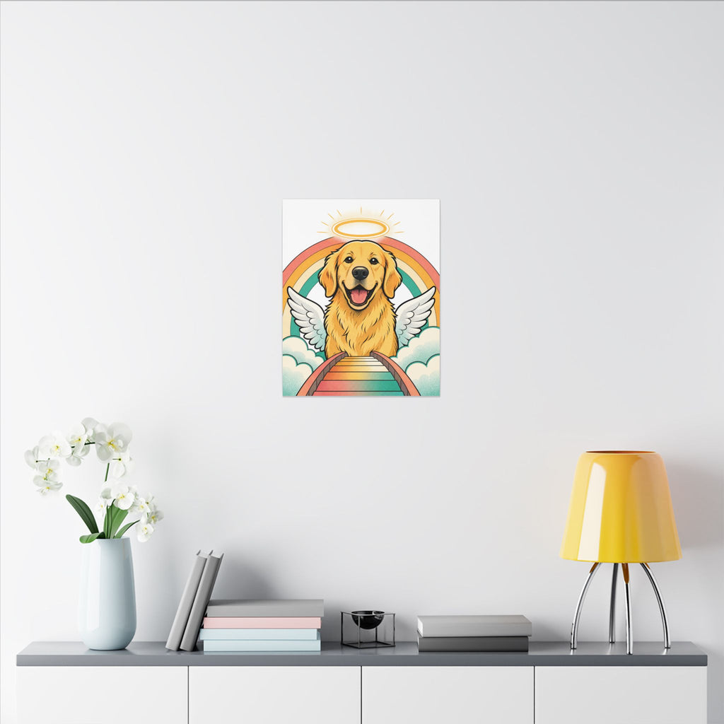 Forever Loved — Pop-Art Dog Memorial Canvas