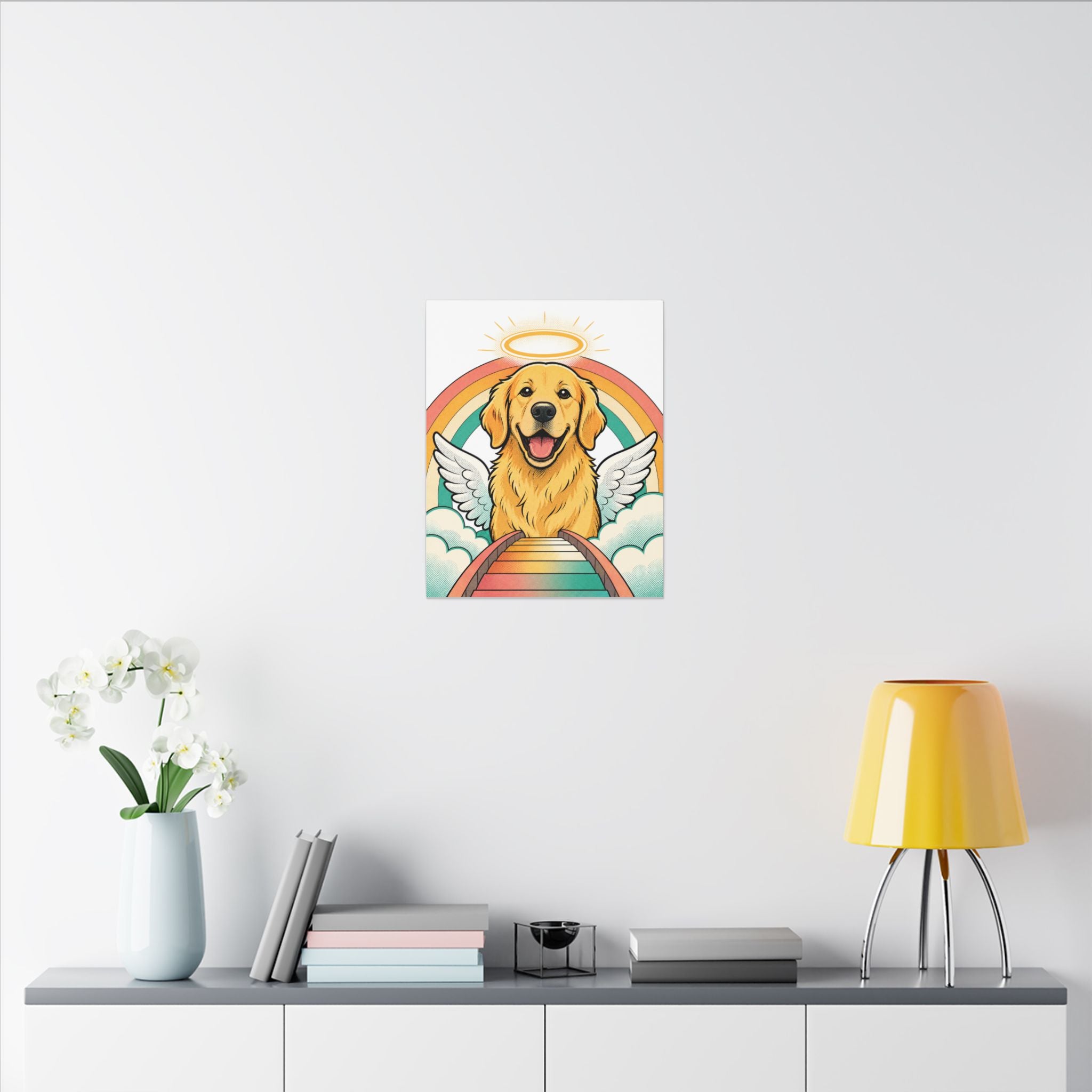 Forever Loved — Pop-Art Dog Memorial Canvas
