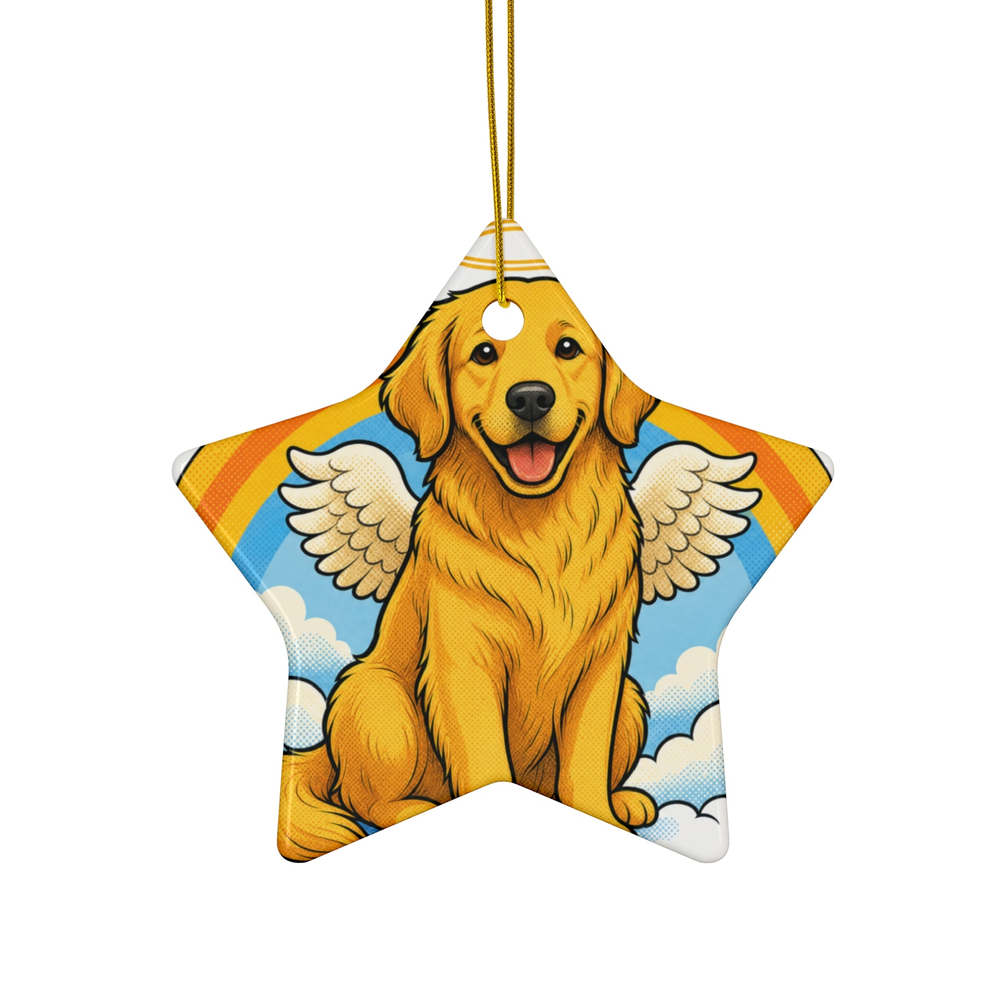 Forever Pup — Pop-Art Pet Memorial Ornament