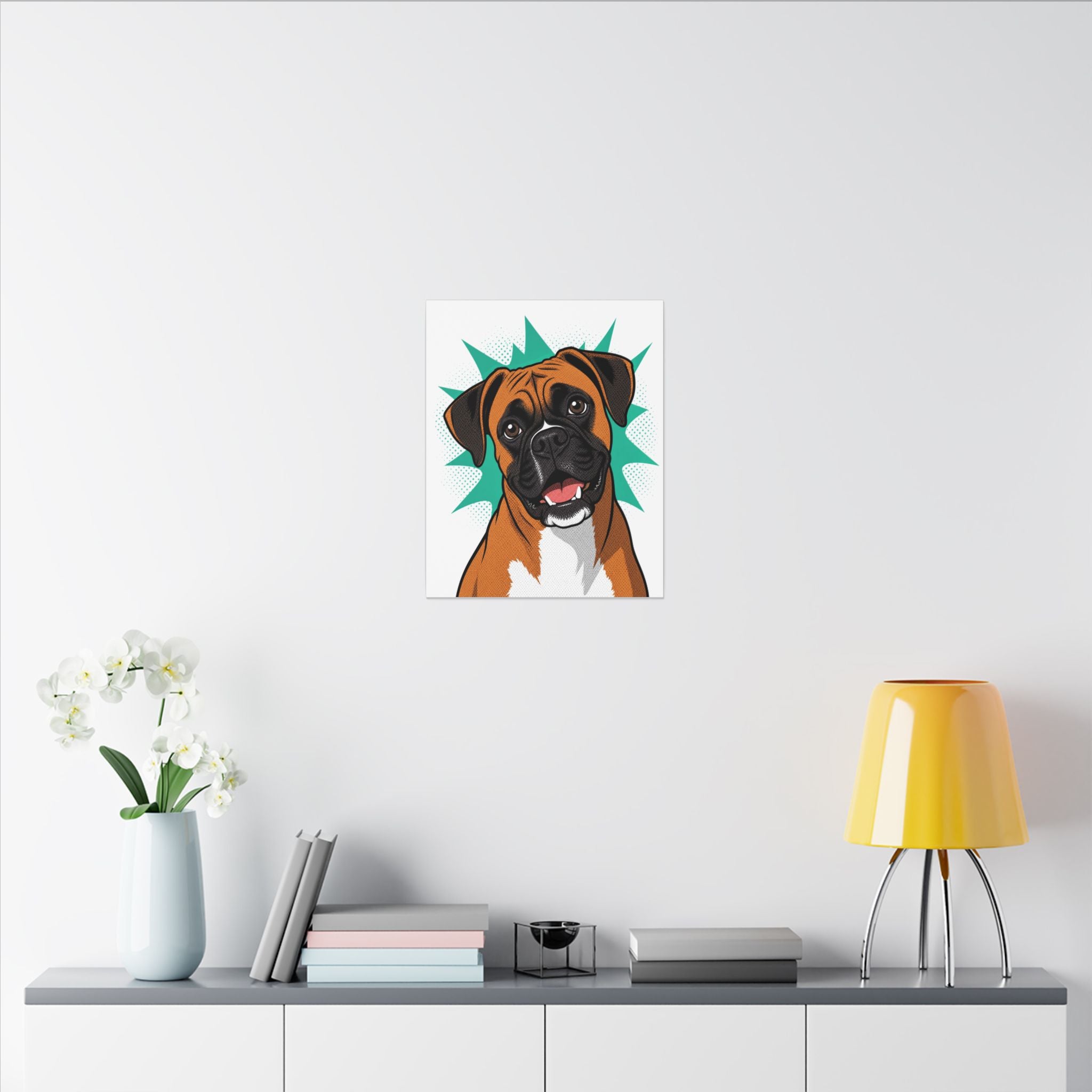 Boxer Buddy — Pop-Art Boxer Canvas
