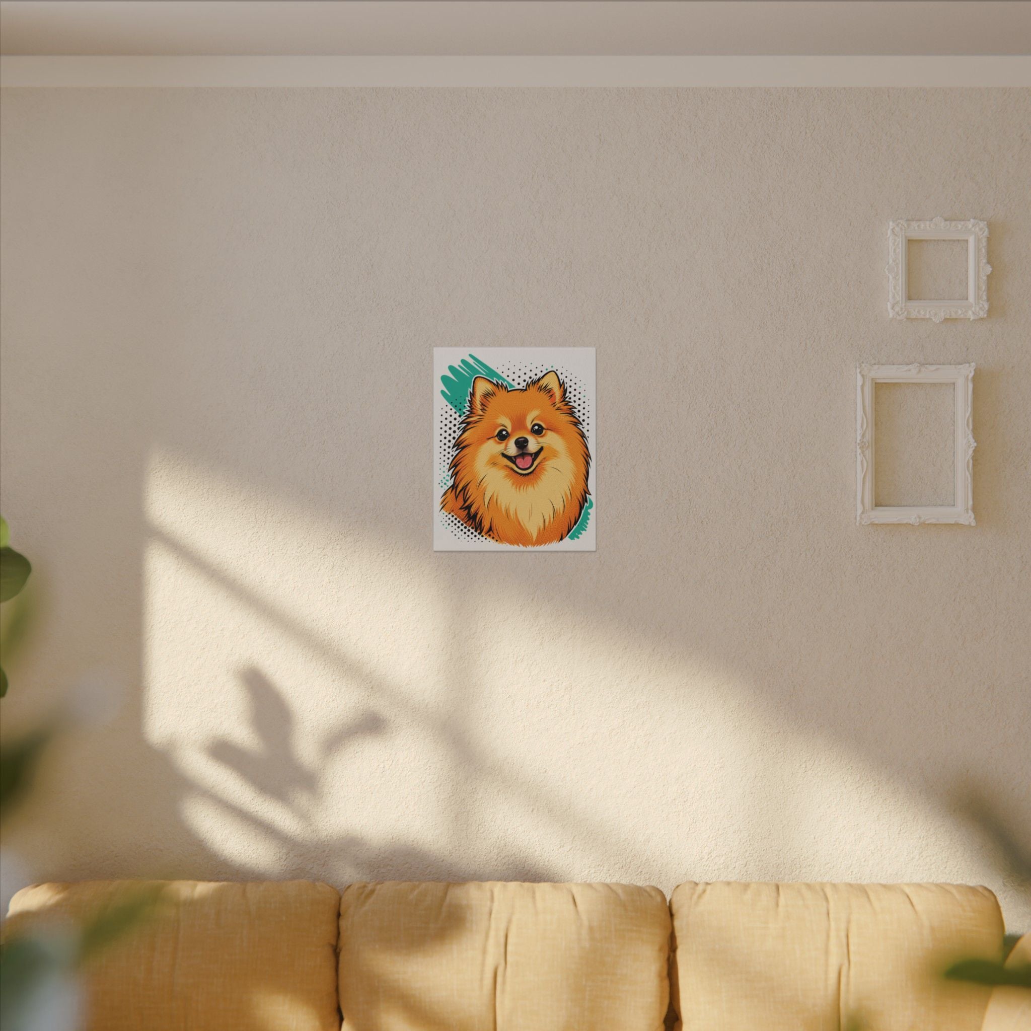 Pom Pom Pop — Pop-Art Pomeranian Canvas