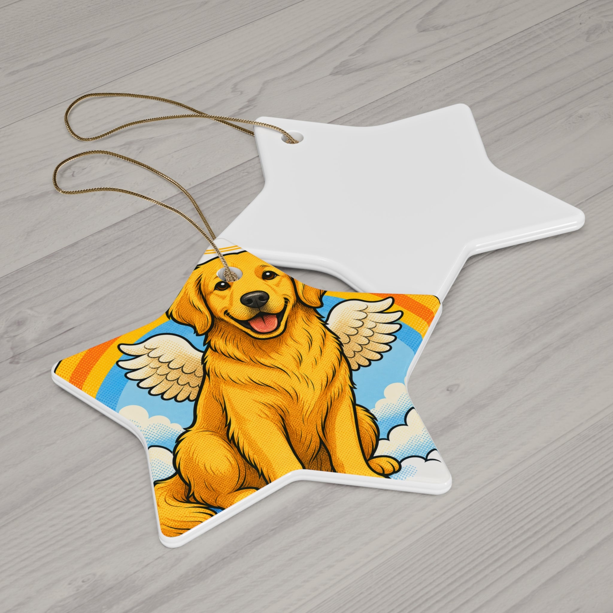 Forever Pup — Pop-Art Pet Memorial Ornament