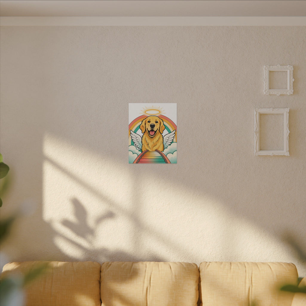 Forever Loved — Pop-Art Dog Memorial Canvas