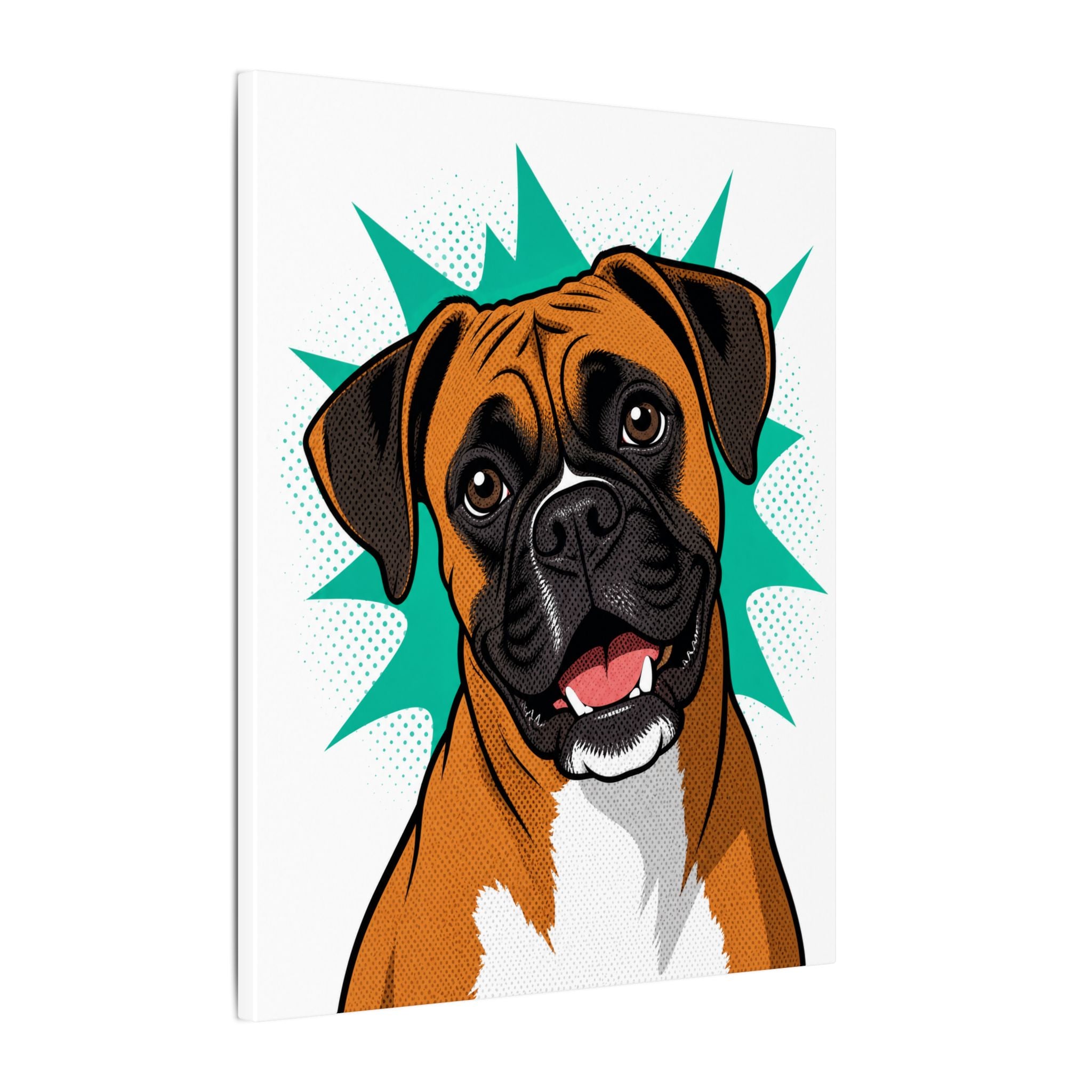 Boxer Buddy — Pop-Art Boxer Canvas
