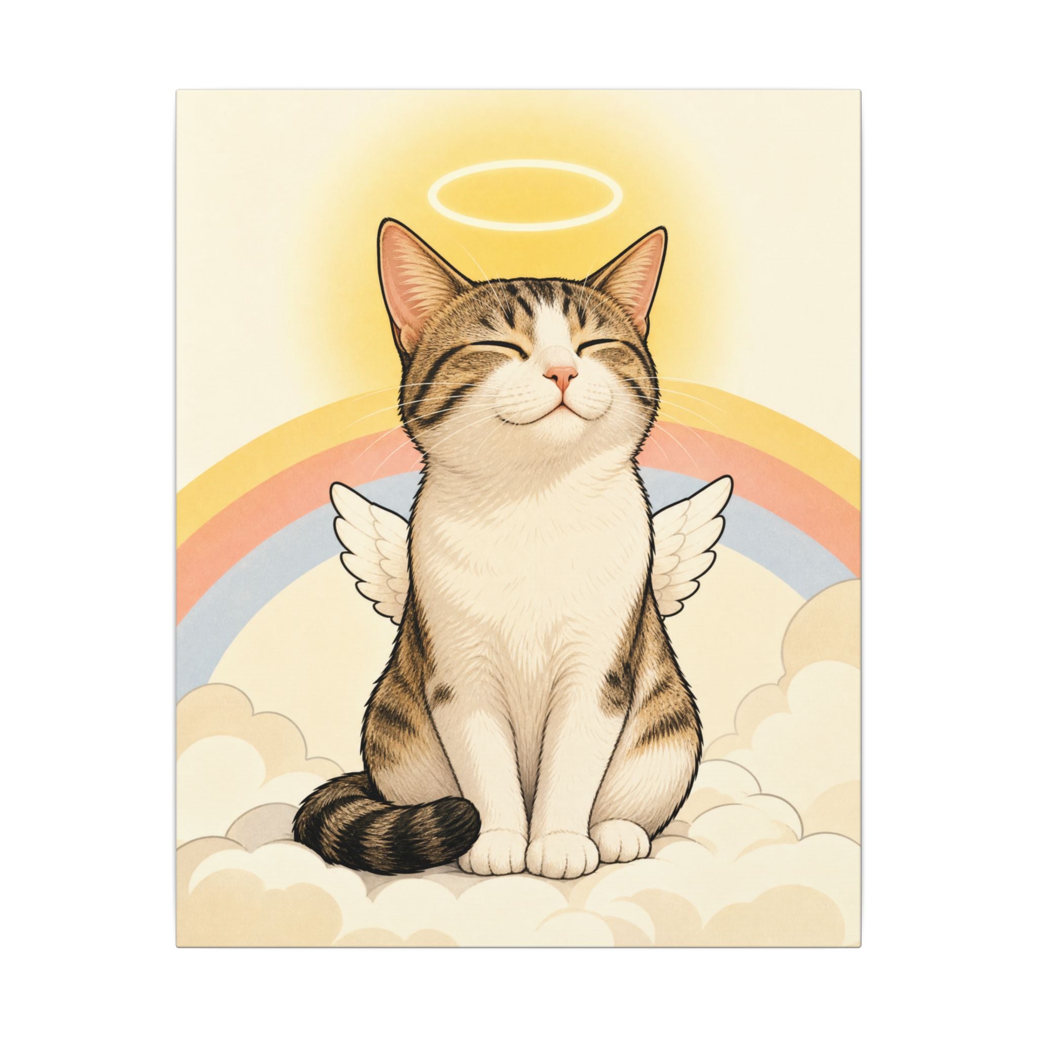 In Loving Memory — Cat Memorial Pop-Art Canvas