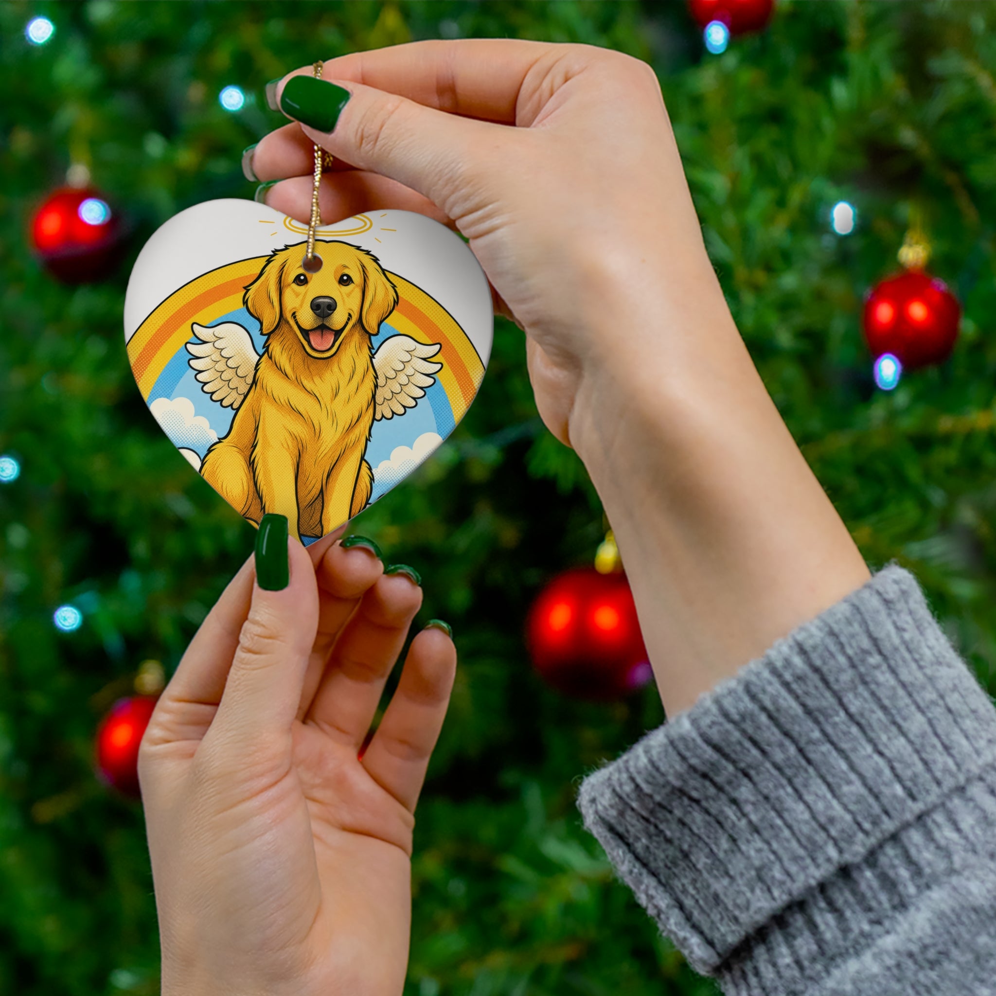 Forever Pup — Pop-Art Pet Memorial Ornament