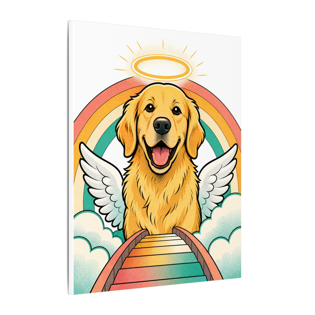 Forever Loved — Pop-Art Dog Memorial Canvas