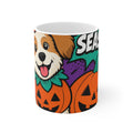 Spooky Season — Pop-Art Halloween Dog Mug