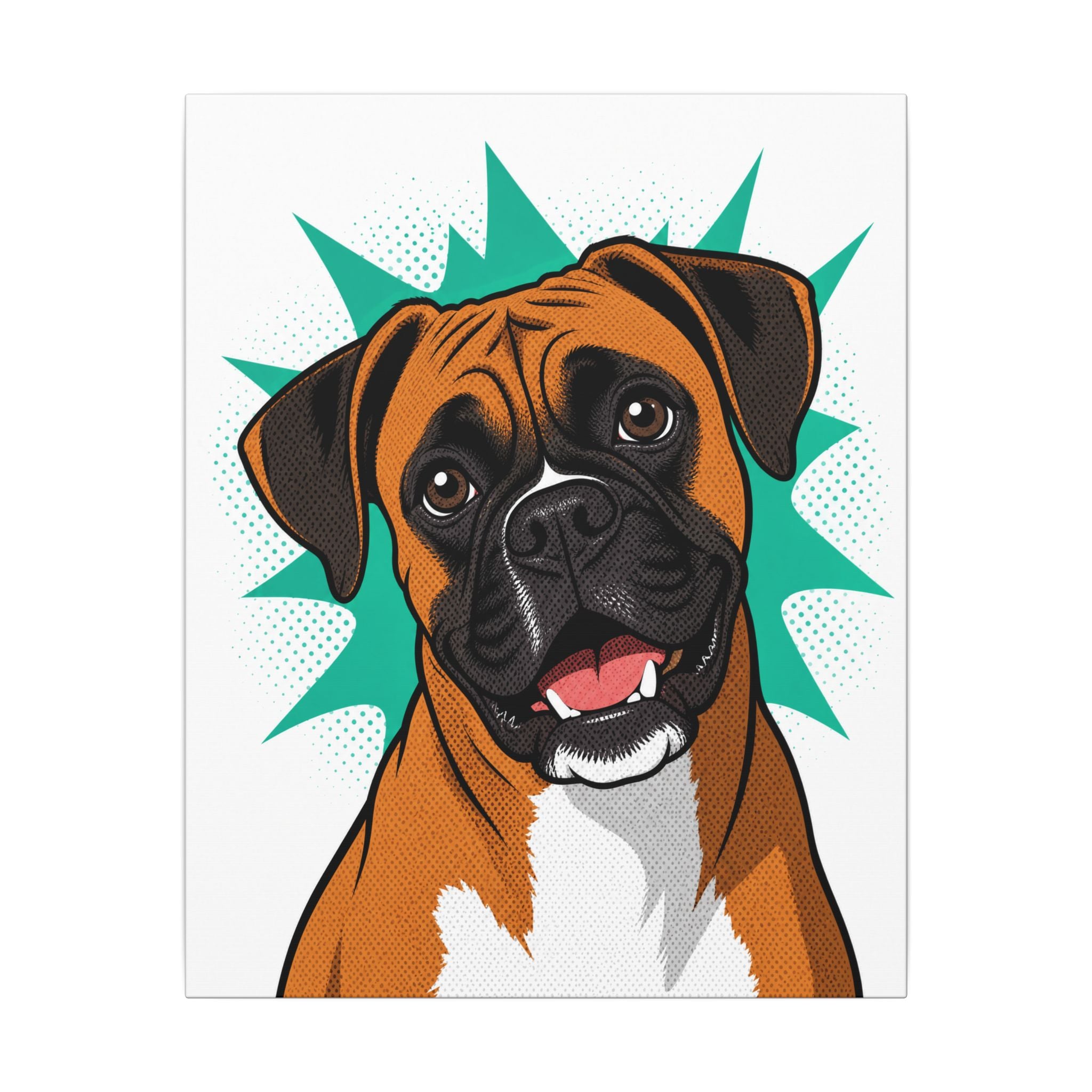 Boxer Buddy — Pop-Art Boxer Canvas