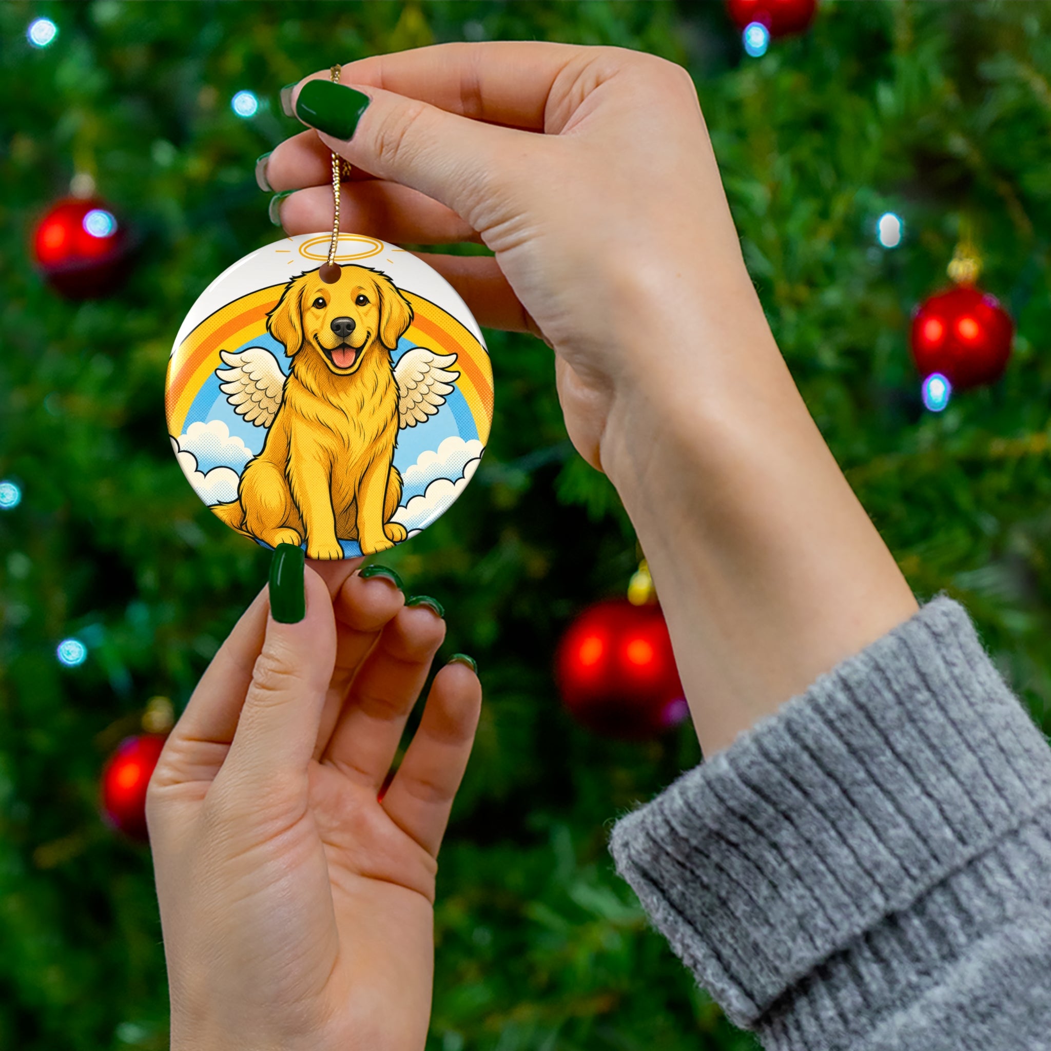 Forever Pup — Pop-Art Pet Memorial Ornament